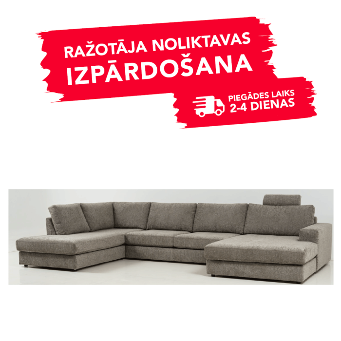 Dīvāns REVELLO (U veida)(Ražotāja noliktava) Dīvāns REVELLO (U veida)(Ražotāja noliktava)